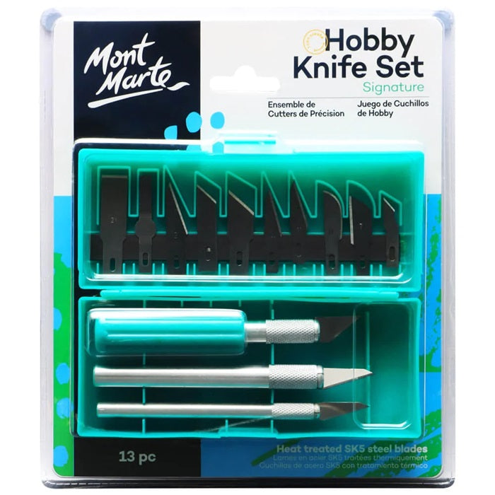 Mont Marte Hobby Knife Signature Set Of 13